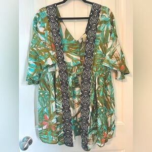 K181 Nalini Tropical Kimono NWT One Size